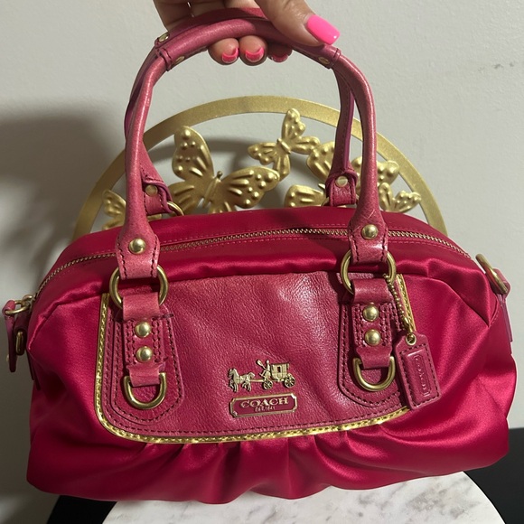 Coach Amanda Satin Mini Satchel - Picture 1 of 10